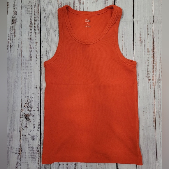 Cos Ribbed Tank Top Shirt Women's - Picture 1 of 5